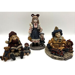Boyds Yesterdays Child Dollstone Figurines 3534 3522 3504 Lot Of 3